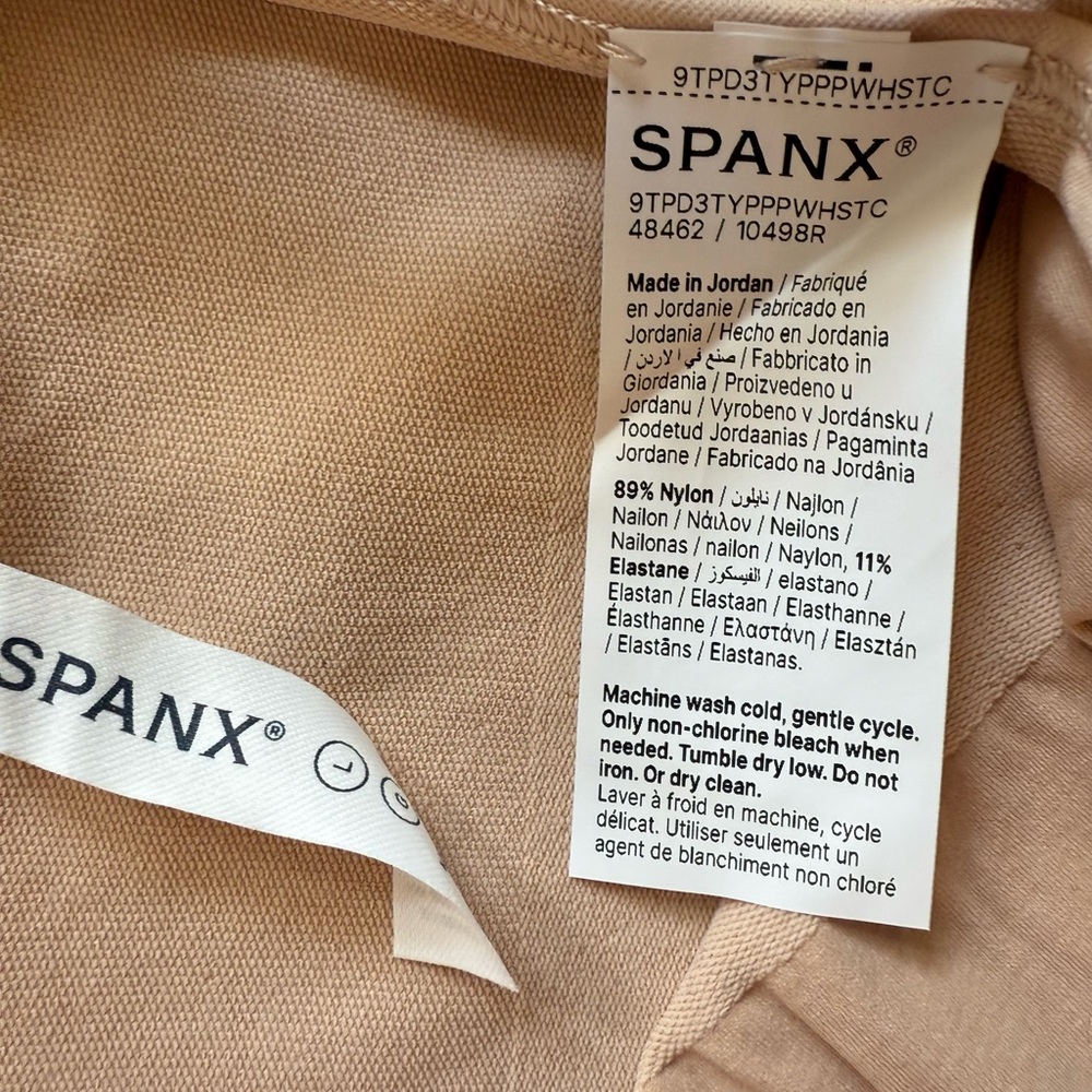 SPANX Power Seamless, Beige Shapewear Camisole, Large-Fits like a Medium - Picture 7 of 8
